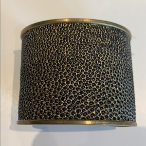 Pebbled cuff bracelet